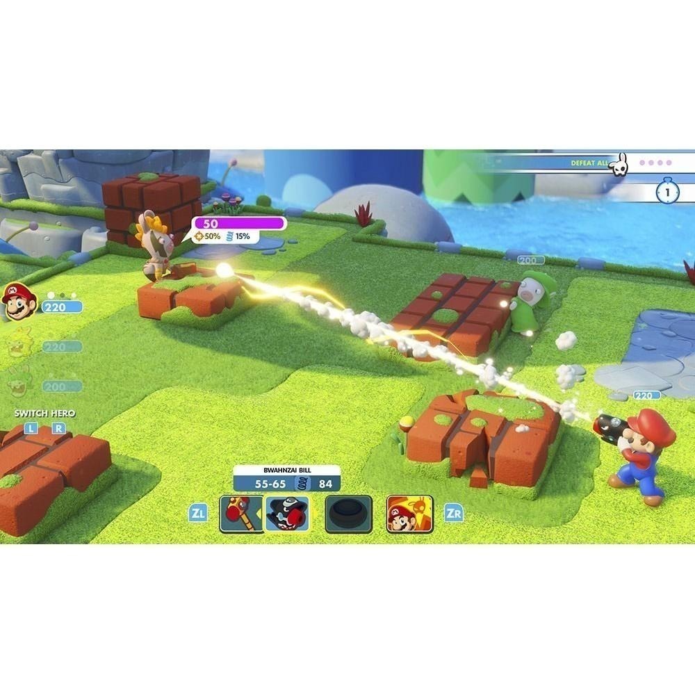 【一起玩】NS SWITCH 瑪利歐 ＋ 瘋狂兔子 王國之戰 中文版 Mario + Rabbids(現貨全新)-細節圖6