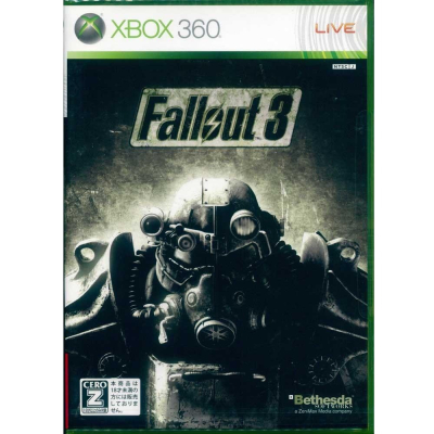 【一起玩】XBOX360 異塵餘生 3 日文版 Fallout 3 (支援XBOX ONE)(現貨全新)