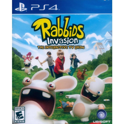 【一起玩】PS4 瘋狂兔子全面侵略 TV 互動遊戲 英文美版 Rabbids Invasion(現貨全新)