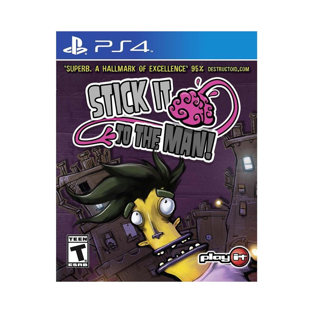 【一起玩】PS4 堅持到底 英文美版 Stick it to the Man(現貨全新)-細節圖2