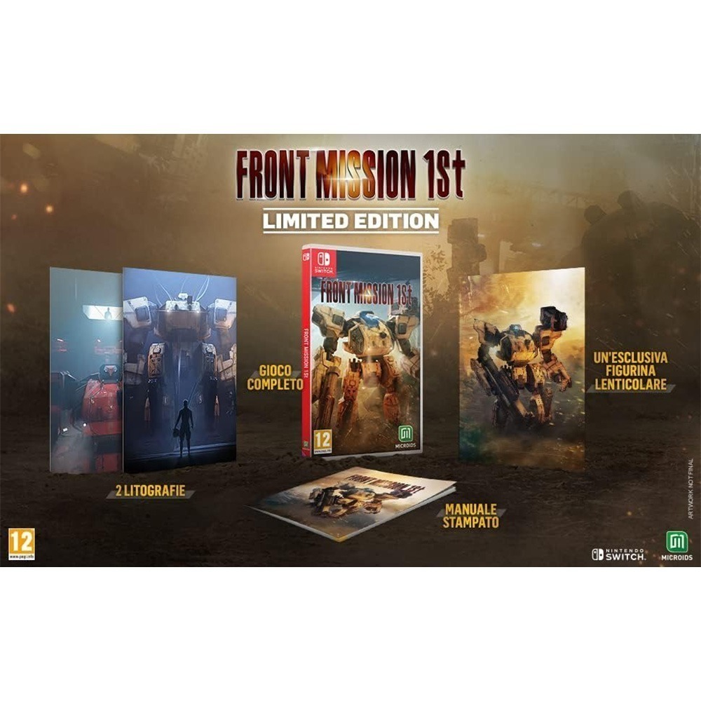 【一起玩】NS SWITCH 雷霆任務 1st 重製版 限量版 中英日文歐版 Front Mission 1st-細節圖3