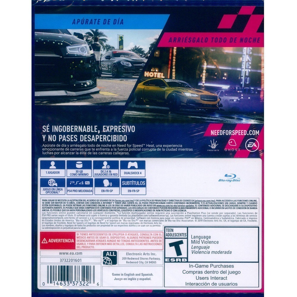 【一起玩】PS4 極速快感：熱焰 中英文美版 Need for Speed Heat-細節圖3