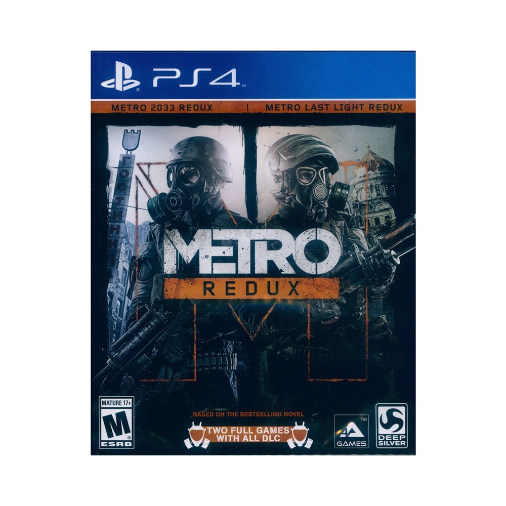 【一起玩】PS4 戰慄深隧二合一終極完整加強版 英文美版 METRO REDUX (現貨全新)-細節圖2