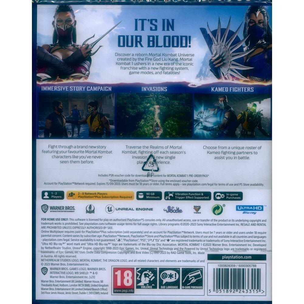 【一起玩】PS5 真人快打 1 英文版 MORTAL KOMBAT 1-細節圖5