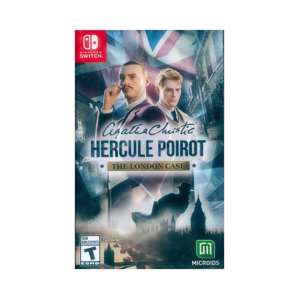 【一起玩】NS SWITCH 阿加莎·克莉絲蒂- 赫丘勒·白羅：倫敦案件 中英日文美版 Agatha Christie-細節圖2
