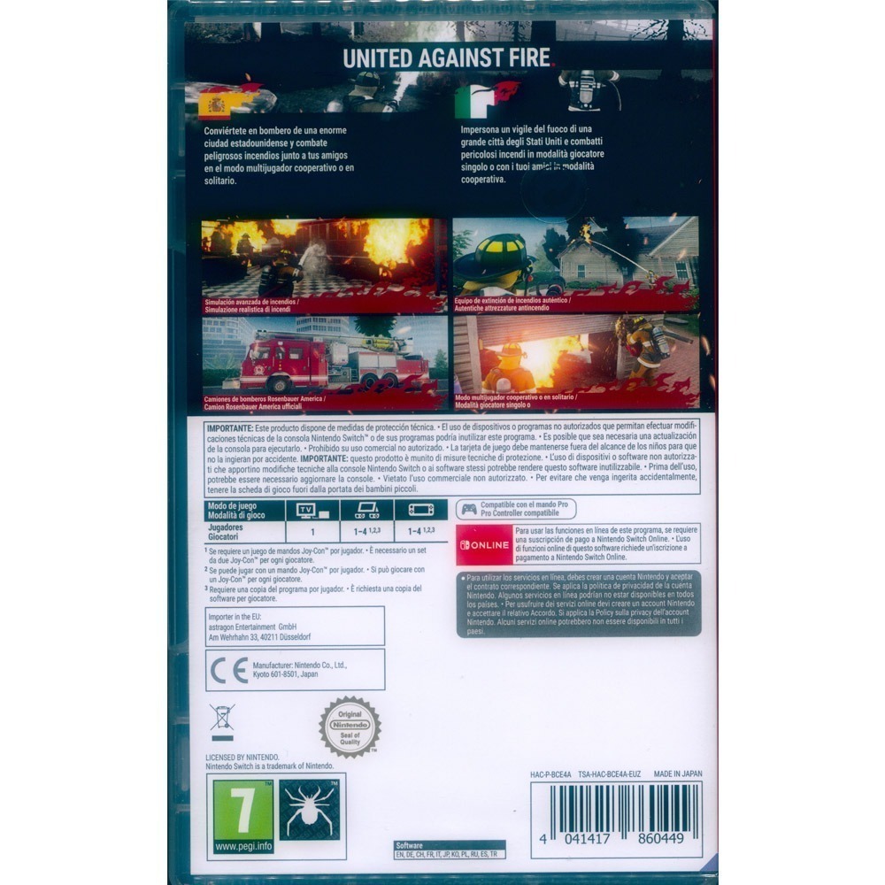 【一起玩】NS SWITCH 模擬消防小隊 中英日文歐版 Firefighting Simulator-The-細節圖3