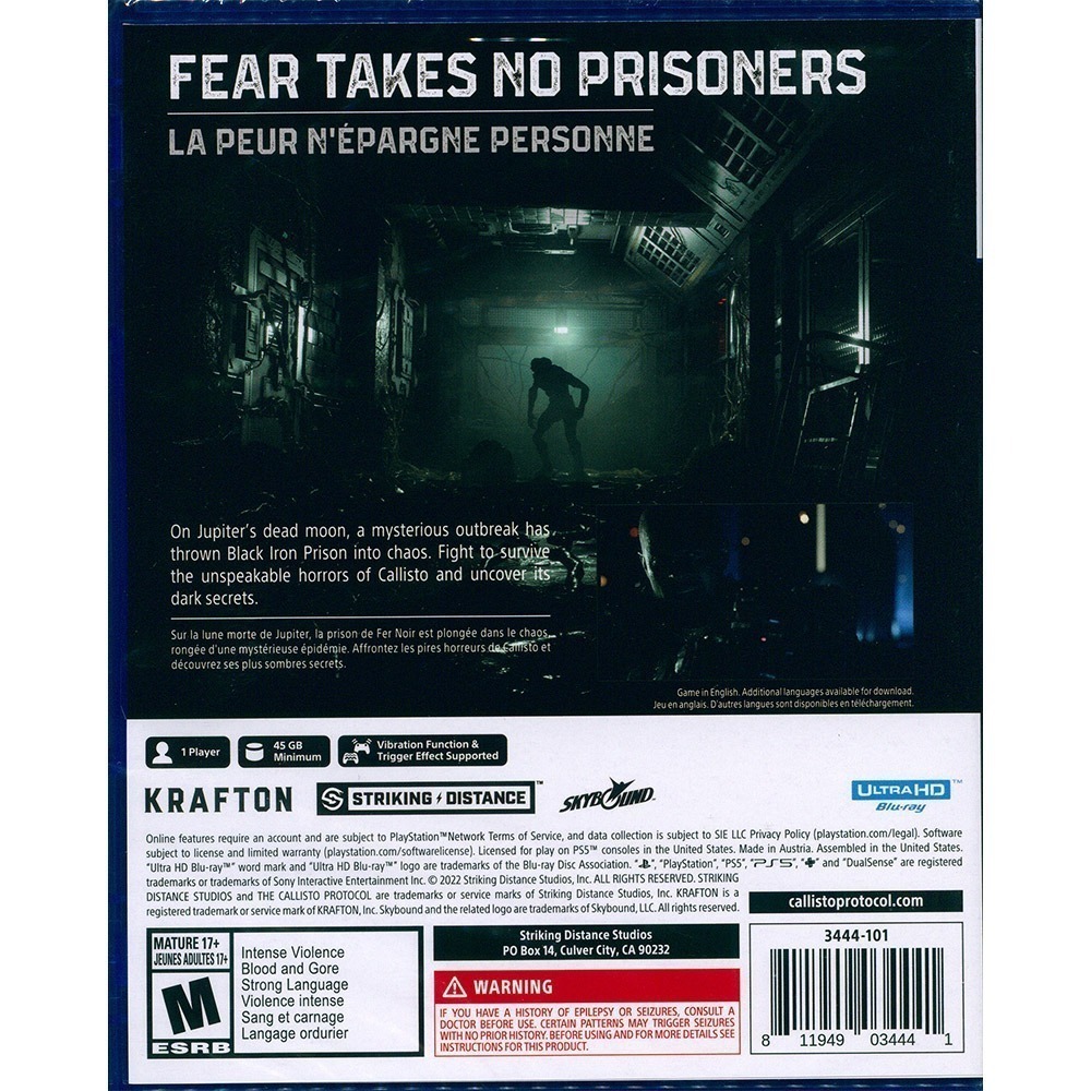 【一起玩】PS5 卡利斯托協議 中文版 The Callisto Protocol 木衛四協議-細節圖3