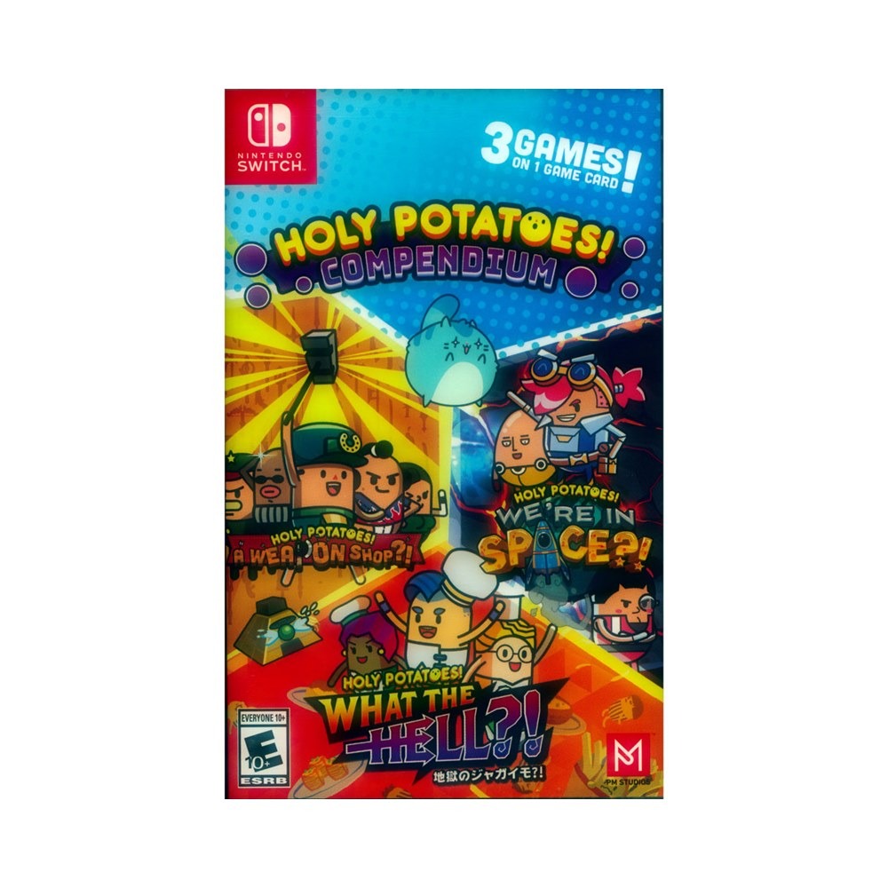 【一起玩】NS SWITCH  神聖馬鈴薯三合一 英文美版 Holy Potatos! Compendium-細節圖2