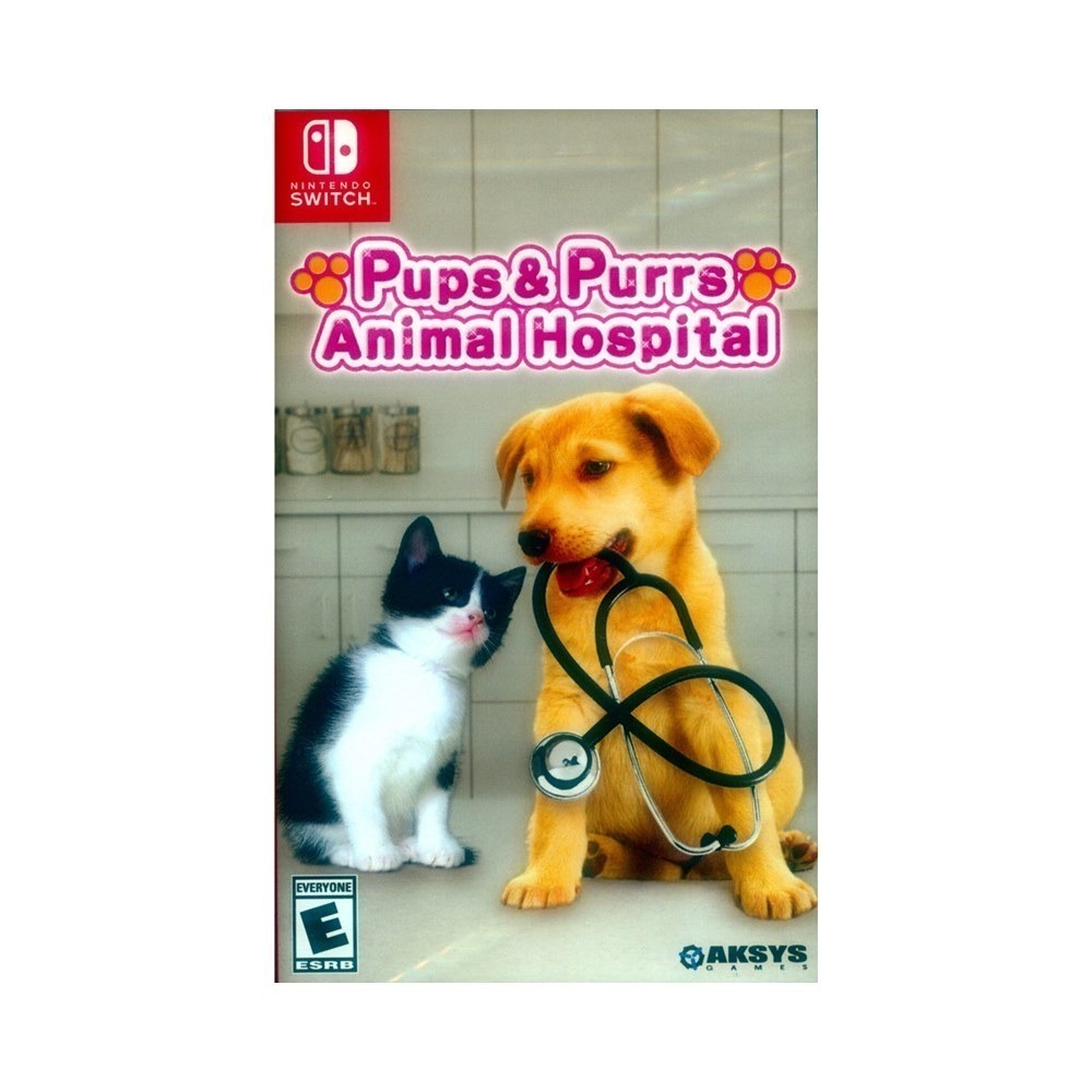 【一起玩】NS SWITCH 貓貓狗狗動物醫院 Pups  Purrs Animal Hospital 汪汪喵喵-細節圖2