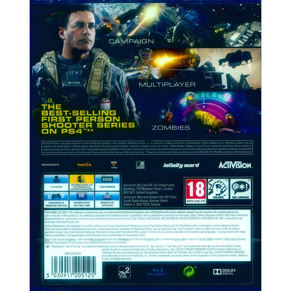 【一起玩】PS4 決勝時刻：無盡戰爭 英文歐版 Call of Duty: Infinite Warfare-細節圖3