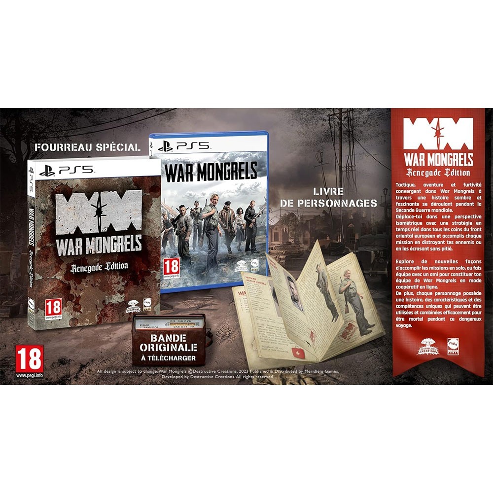 【一起玩】PS5 被遺忘的我們  叛徒版 中英日文歐版 War Mongrels Renegade Edition-細節圖4