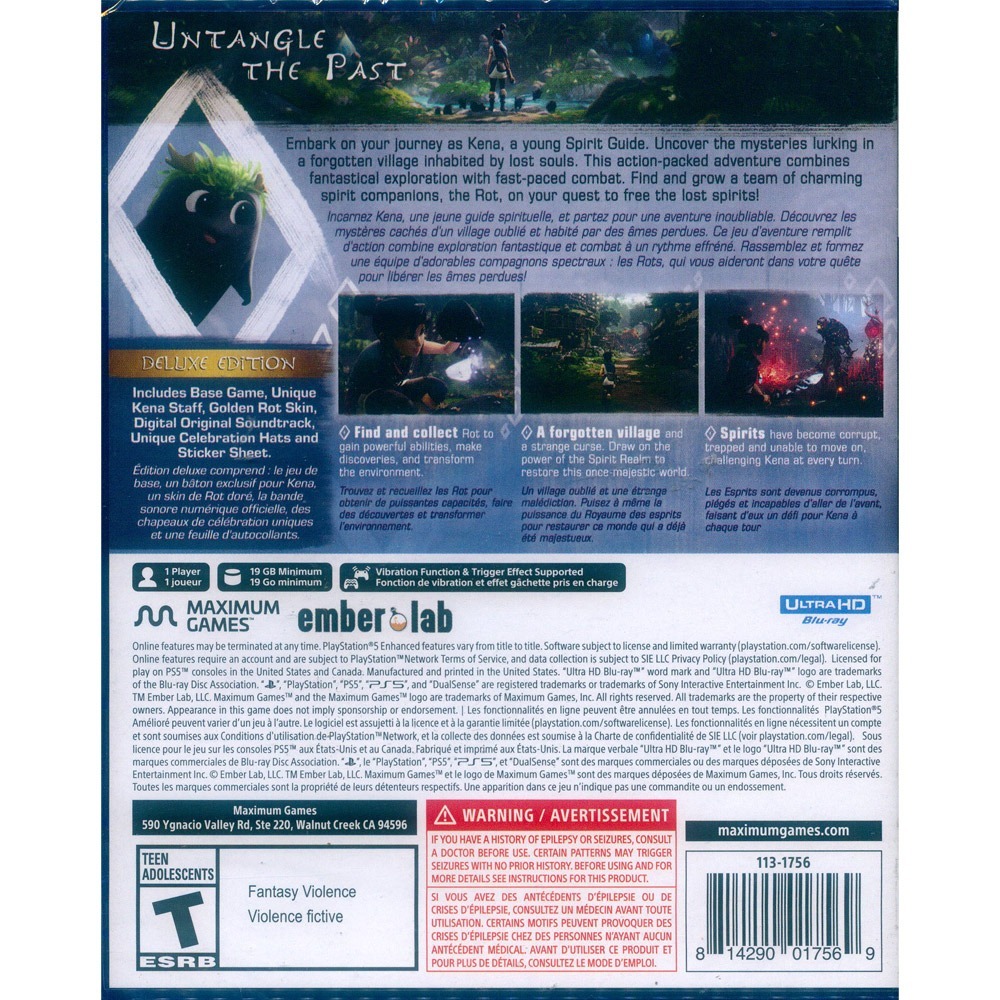 【一起玩】PS5 奇納：靈魂之橋 豪華版 中文版 Kena: Bridge of Spirits 凱那：靈魂之橋-細節圖3