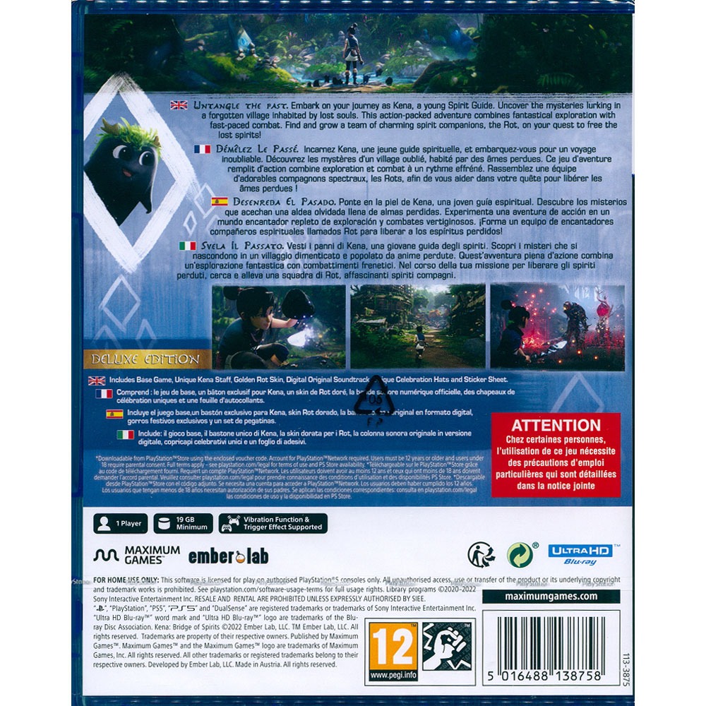 【一起玩】PS5 奇納：靈魂之橋 豪華版 中文版 Kena: Bridge of Spirits 凱那：靈魂之橋-細節圖5