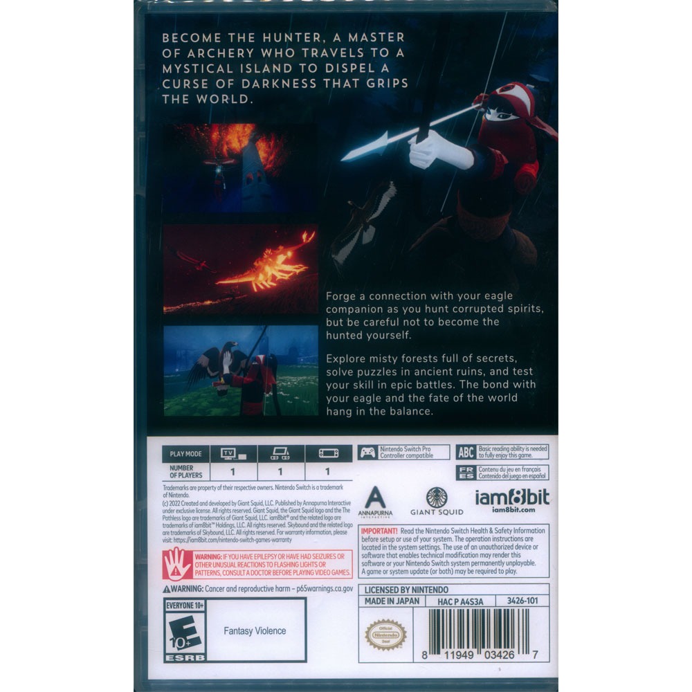 (天天出貨) NS SWITCH 無路之旅 中英日文美版 The Pathless-細節圖3