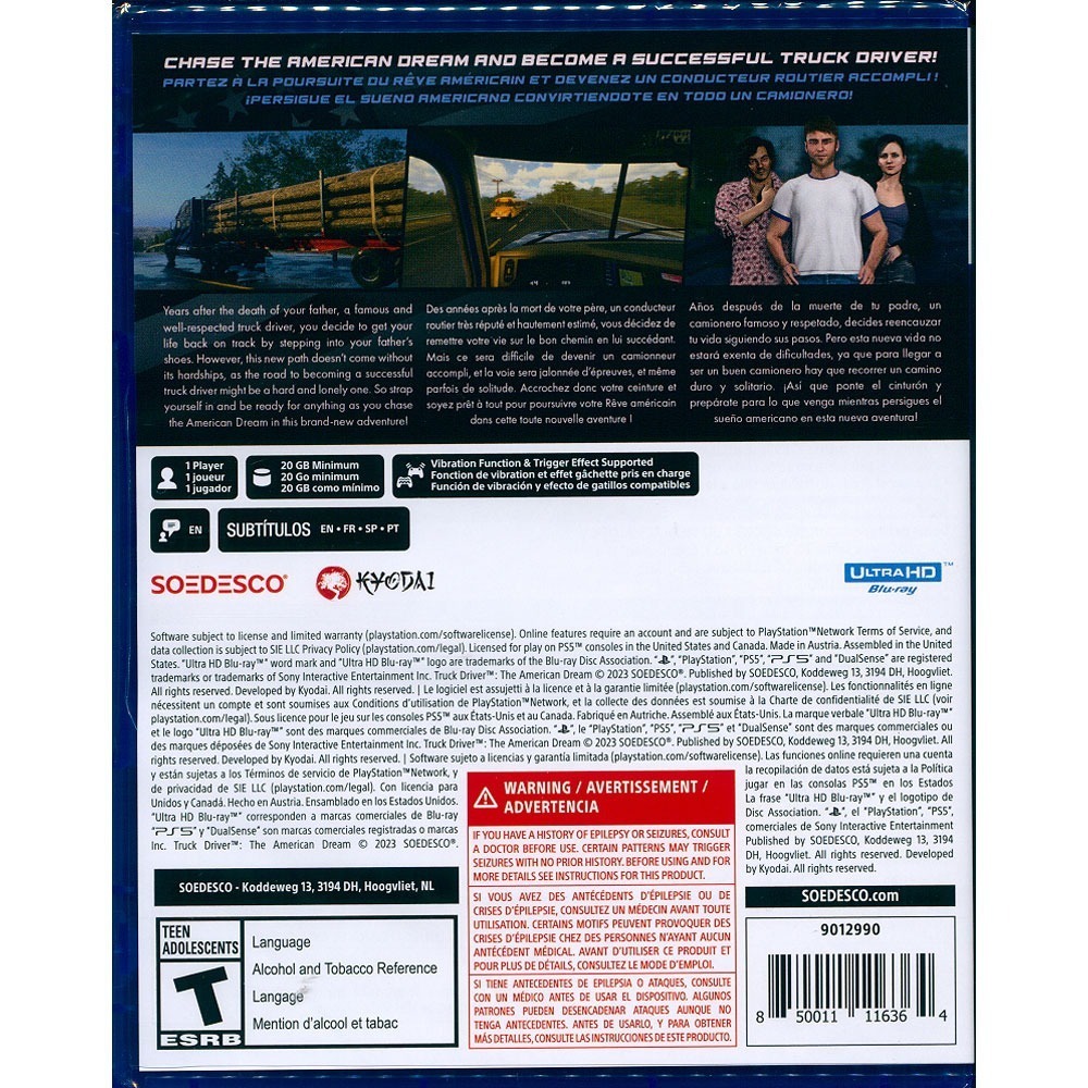 【一起玩】PS5 卡車司機 美國夢 中文版 Truck Driver: The American Dream貨車駕駛-細節圖3