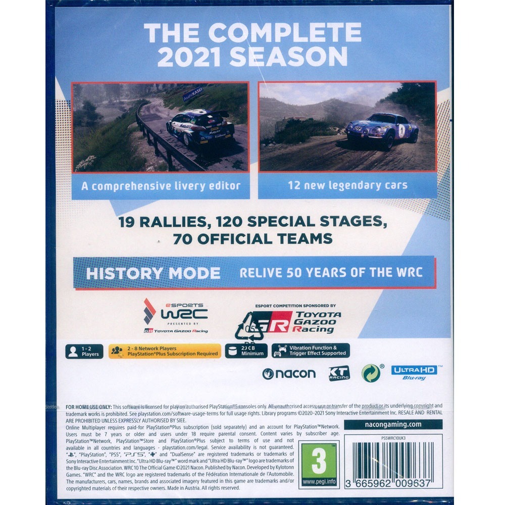 【一起玩】PS5 WRC 10 世界越野冠軍賽 10 中英文歐版 (亞版) WRC 10 拉力錦標賽-細節圖4