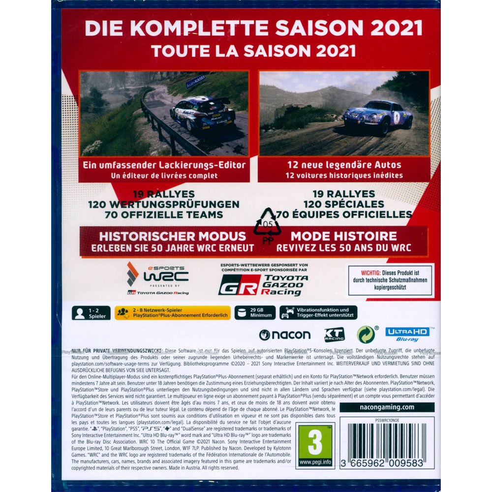【一起玩】PS5 WRC 10 世界越野冠軍賽 10 中英文歐版 (亞版) WRC 10 拉力錦標賽-細節圖9