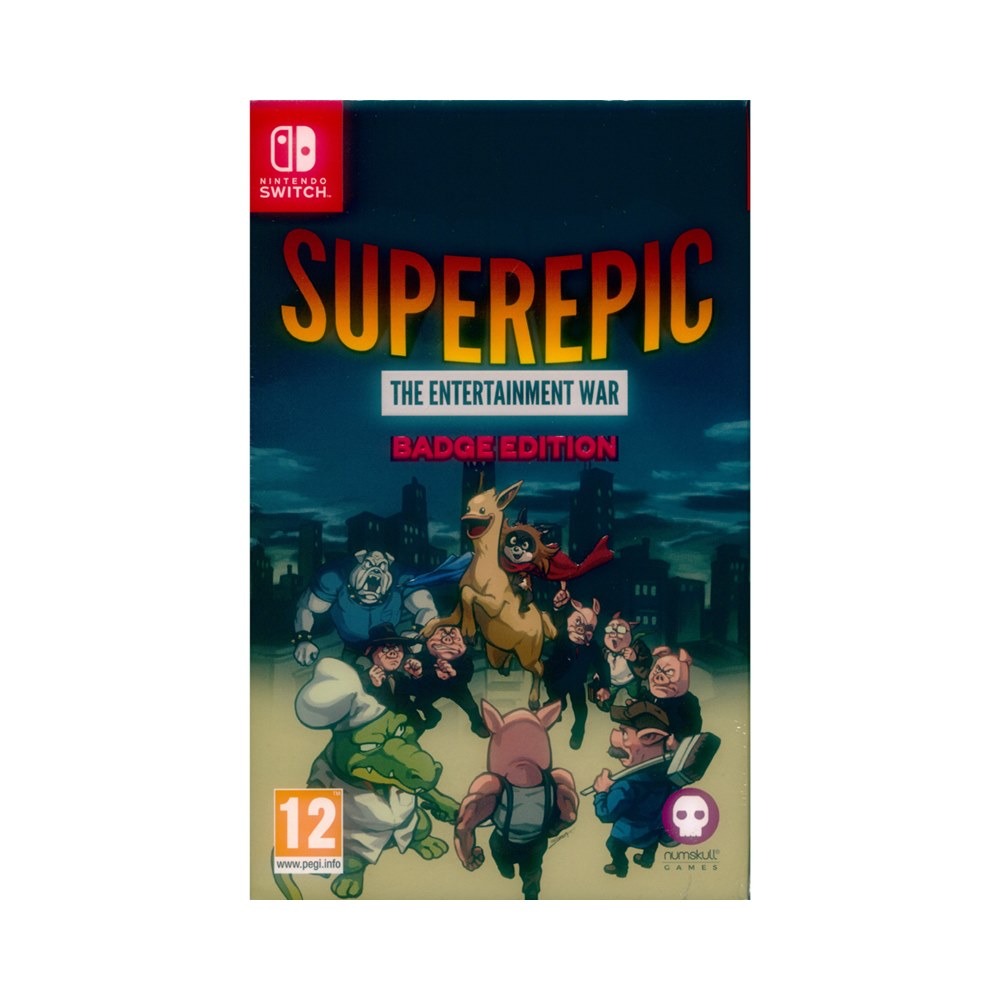 【一起玩】 NS SWITCH 超級史詩：娛樂戰爭 徽章版 英文歐版 Superepic The Entertainme-細節圖2