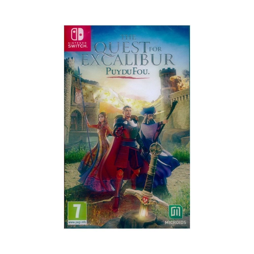 【一起玩】 NS SWITCH 聖劍任務:狂人國 英文歐版 The Quest For Excalibur: Puy-細節圖2