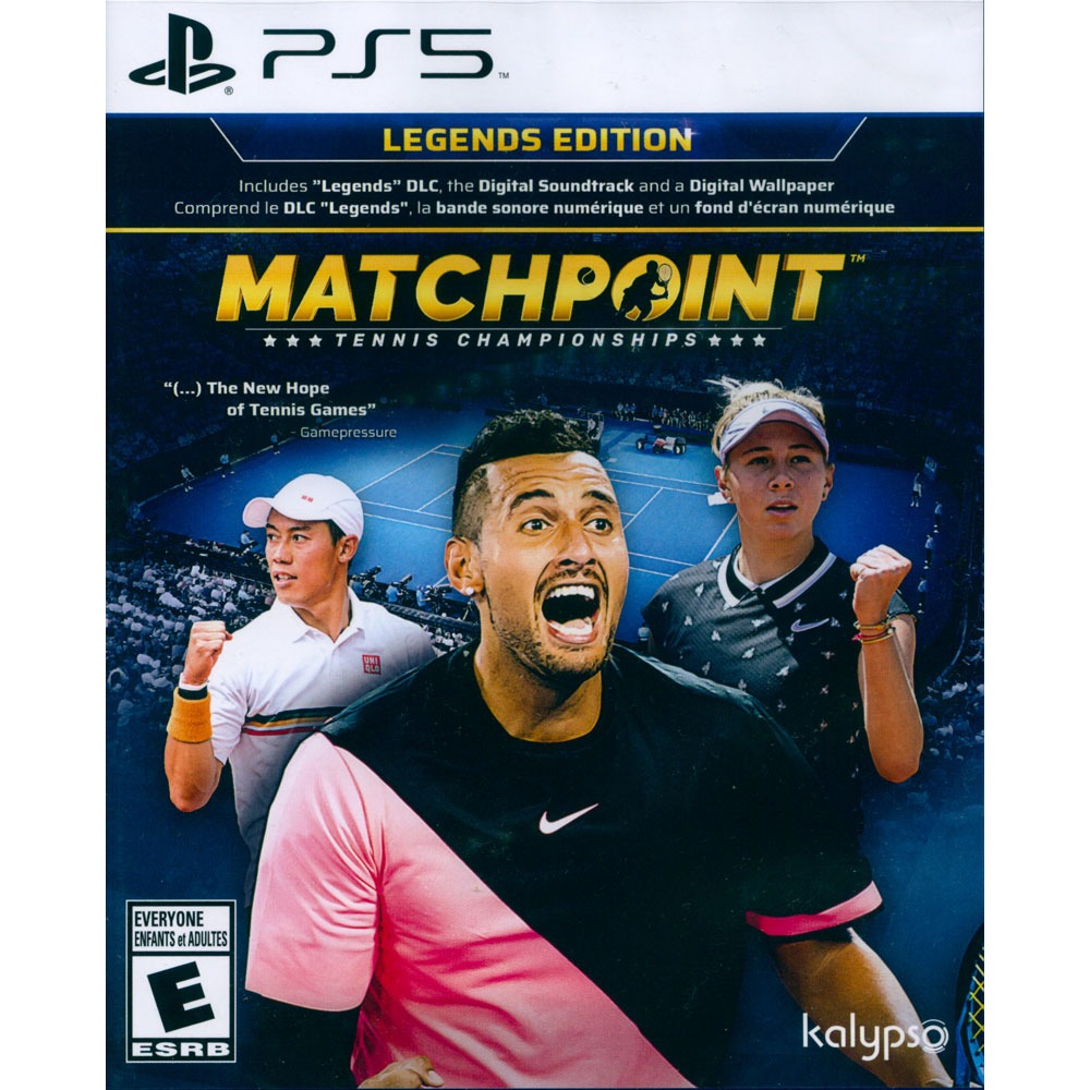 【一起玩】PS5 決勝點：網球冠軍賽 傳奇版 中文版 Matchpoint Tennis Championship-規格圖8