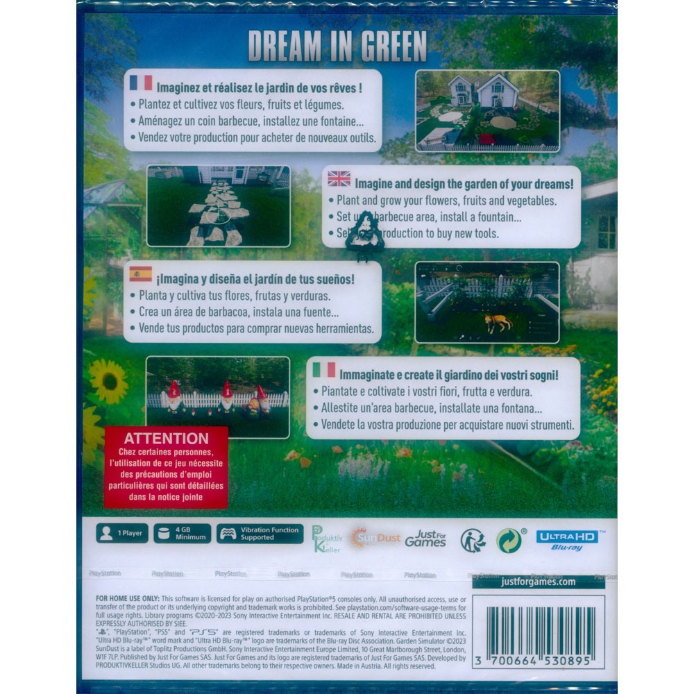 【一起玩】PS5 模擬花園 中英日文歐版 Garden Simulator 花園模擬器-細節圖3