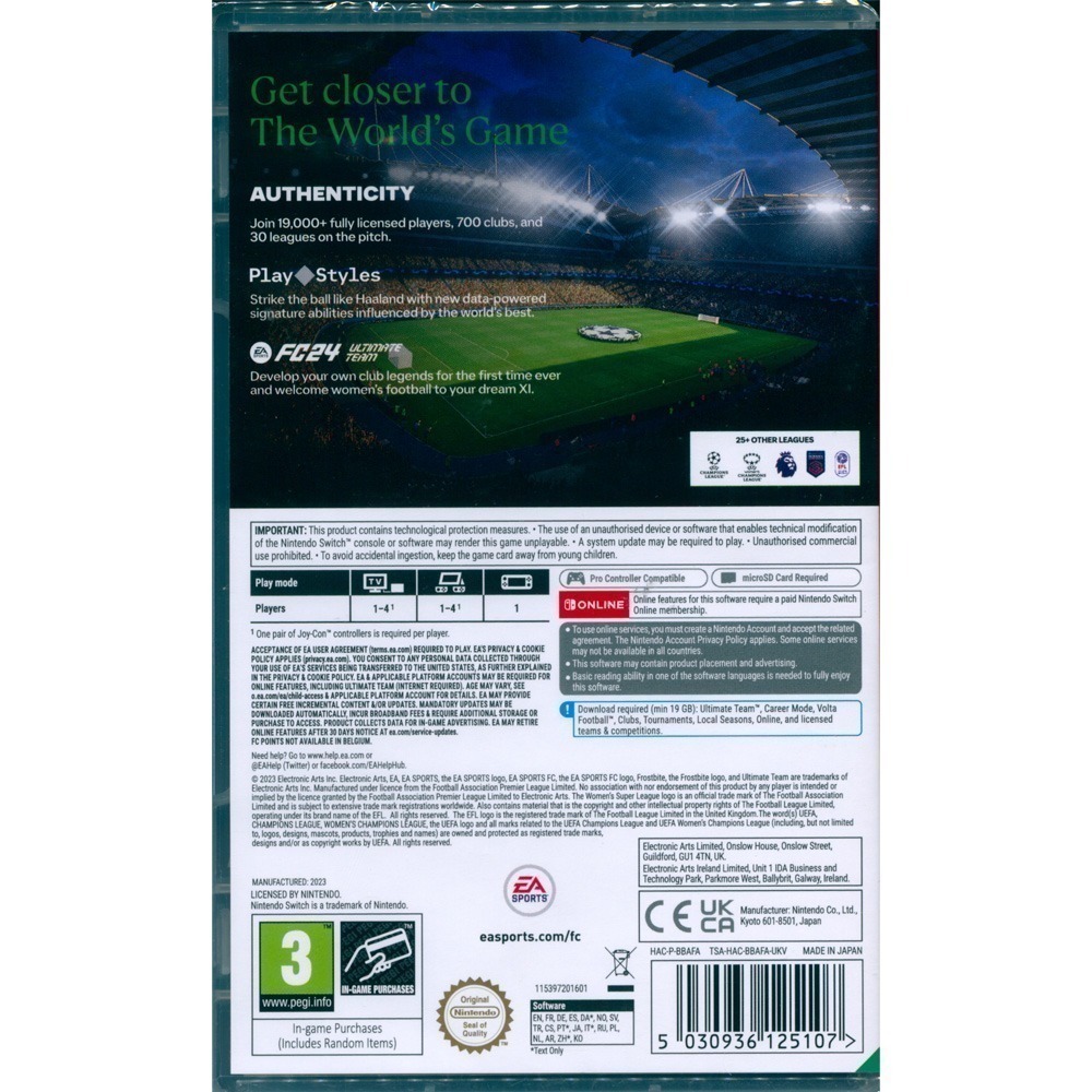 【一起玩】NS SWITCH FC24 國際足盟大賽 24 中文版 EA SPORTS FC 24 FIFA24-細節圖3