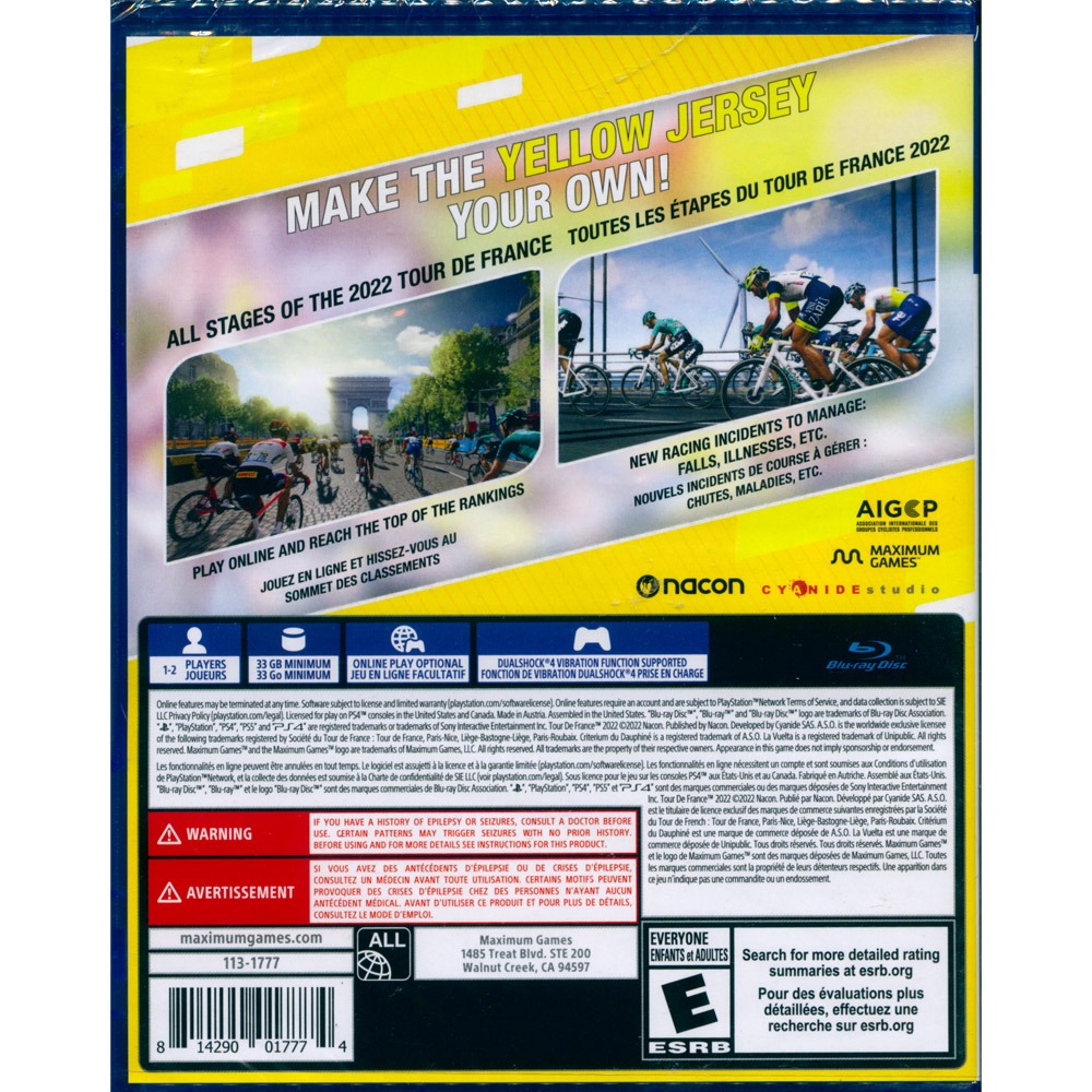 【一起玩】PS4 2022年環法自由車賽 英文美版 Tour de France 2022-細節圖2