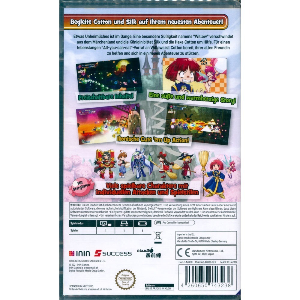 【一起玩】NS Switch 棉花小魔女：夢幻鄉 中英日文歐版 Cotton Fantasy Superlative-細節圖3