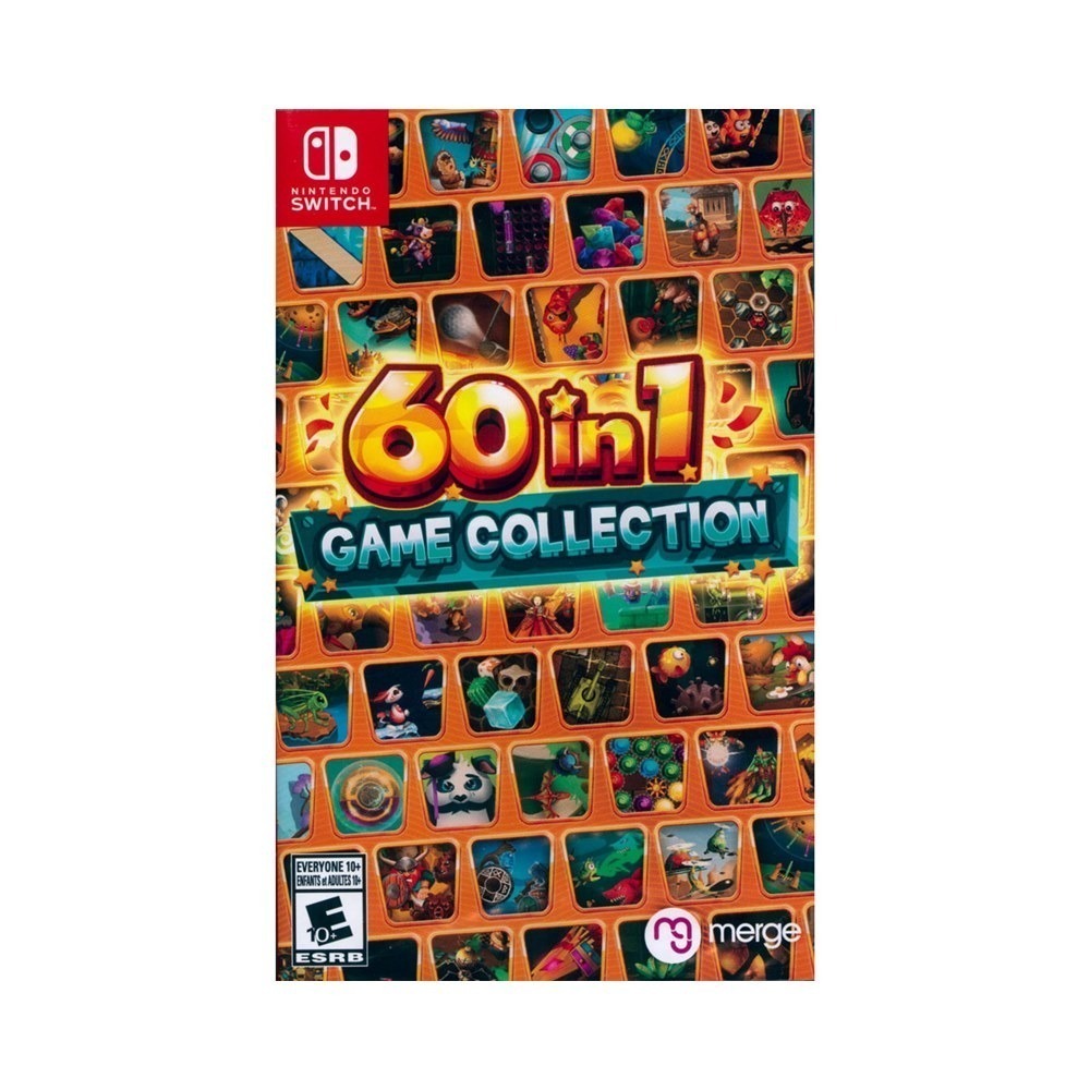 【一起玩】NS SWITCH 60 合 1 遊戲合集 英文美版 60 IN 1 Game Collection-細節圖2