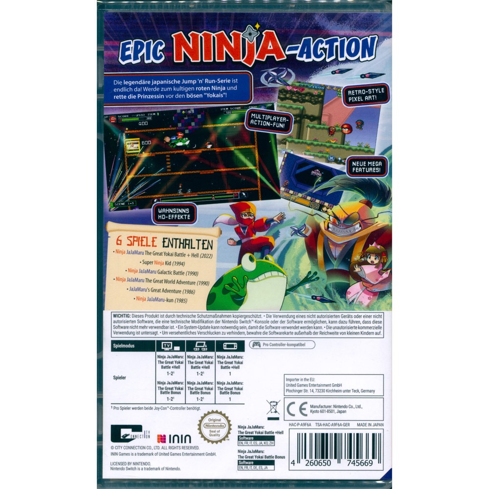 【一起玩】NS Switch 忍者茶茶丸的妖怪大決戰+地獄 豪華版 Ninja JaJaMaru Deluxe-細節圖3
