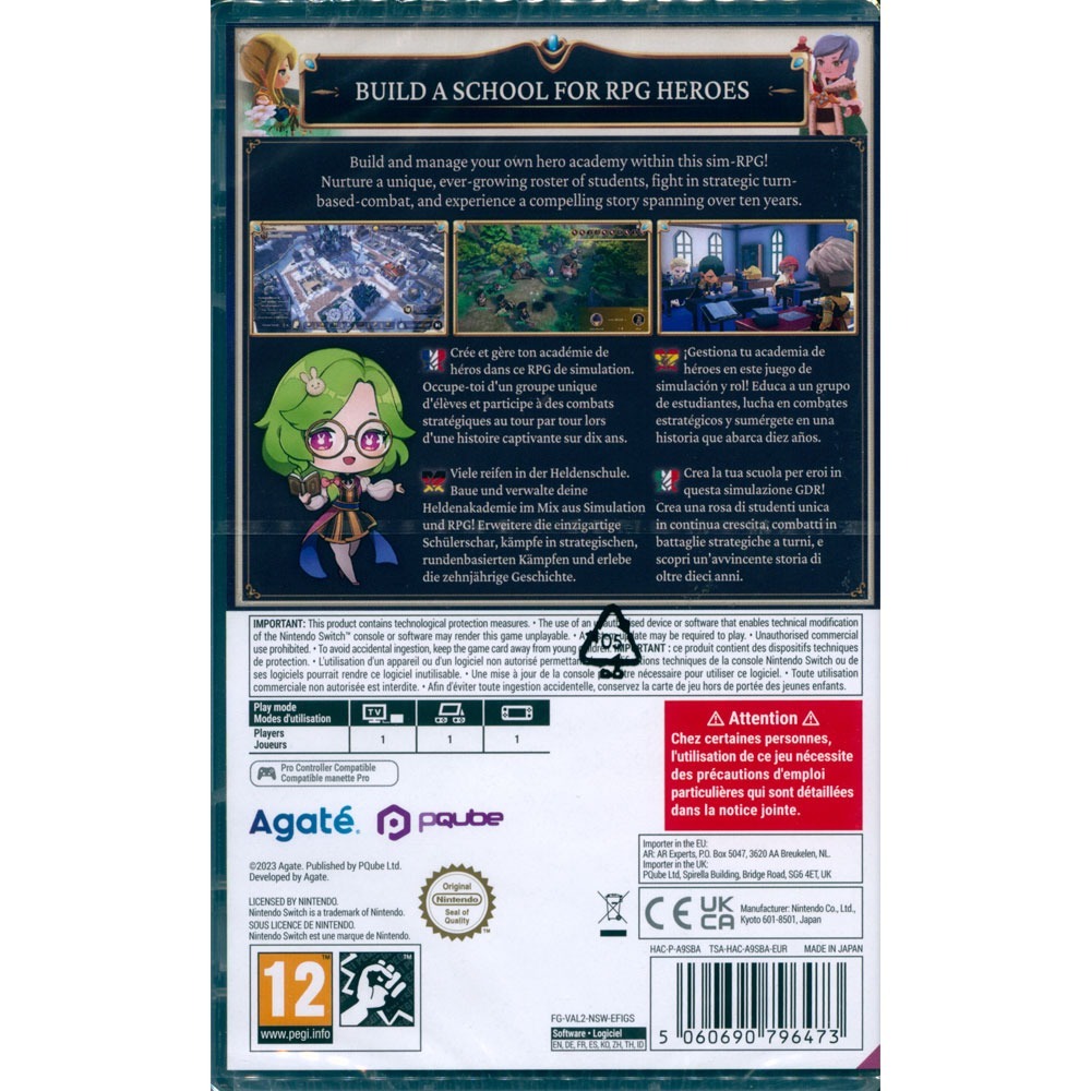 【一起玩】NS Switch 皇家英雄學院：英雄學院物語2 中英文歐版 Valthirian Arc Hero-細節圖3