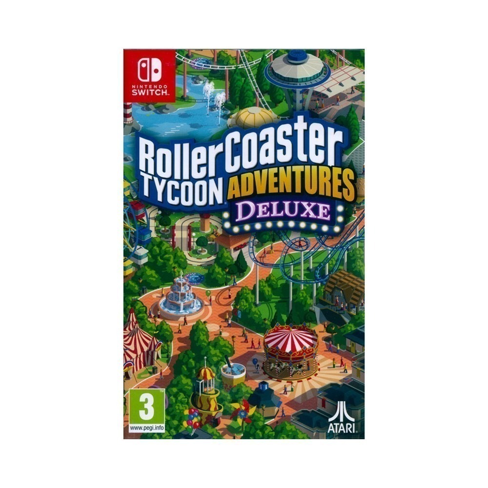 【一起玩】NS SWITCH 模擬樂園：冒險 豪華版 英文版 RollerCoaster Tycoon Deluxe-細節圖2