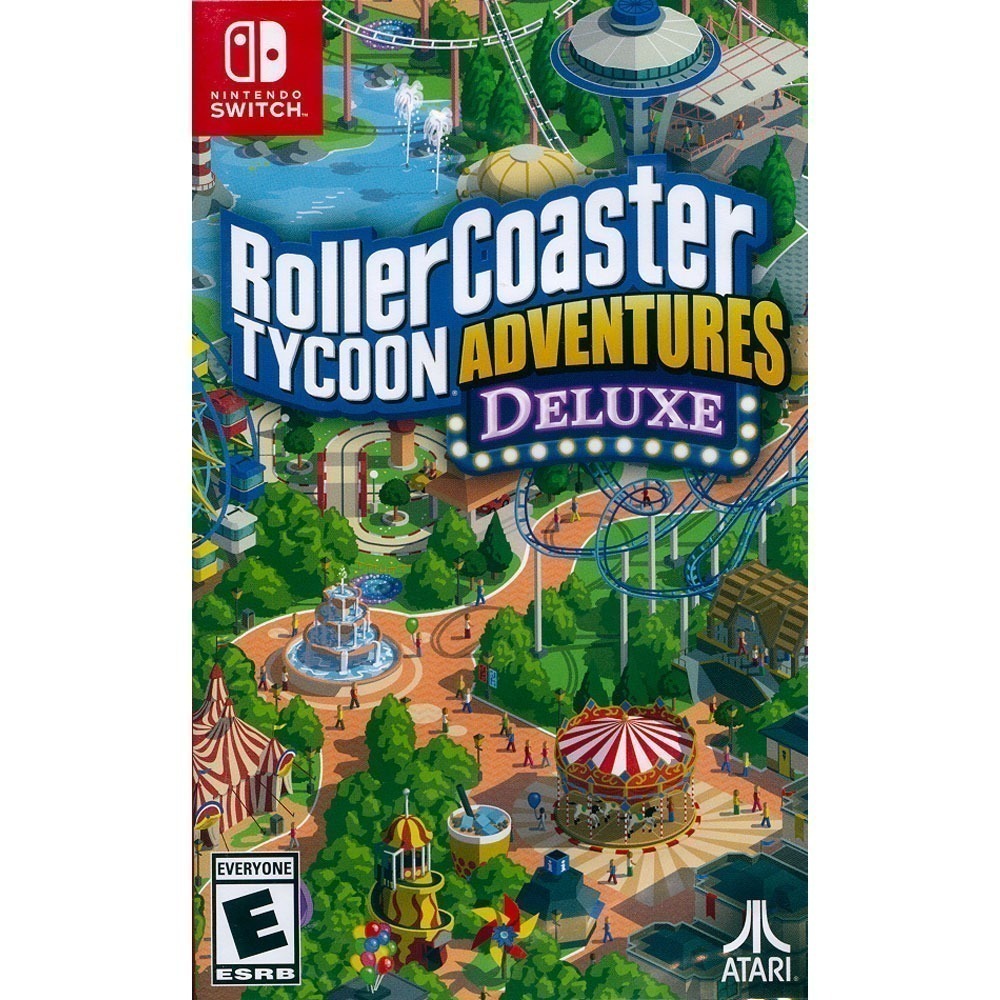 【一起玩】NS SWITCH 模擬樂園：冒險 豪華版 英文版 RollerCoaster Tycoon Deluxe-規格圖8