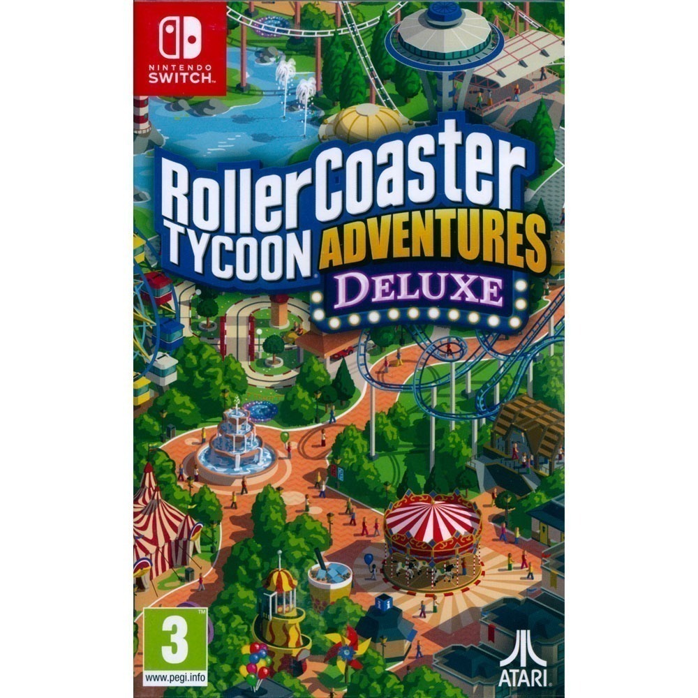 【一起玩】NS SWITCH 模擬樂園：冒險 豪華版 英文版 RollerCoaster Tycoon Deluxe-規格圖8