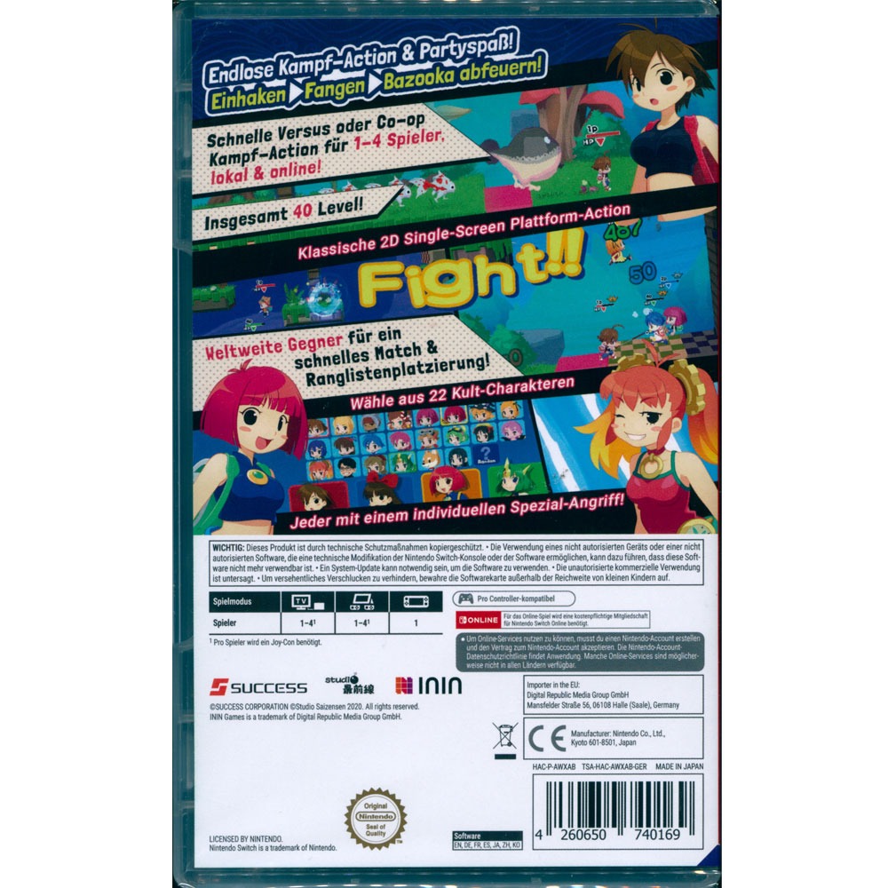 【一起玩】NS Switch 海腹川背 BaZooKa! 中英日文歐版 Umihara Kawase BaZooKa-細節圖3