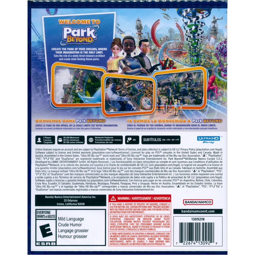 【一起玩】PS5 狂想樂園 英文美版 Park Beyond 模擬樂園-細節圖2