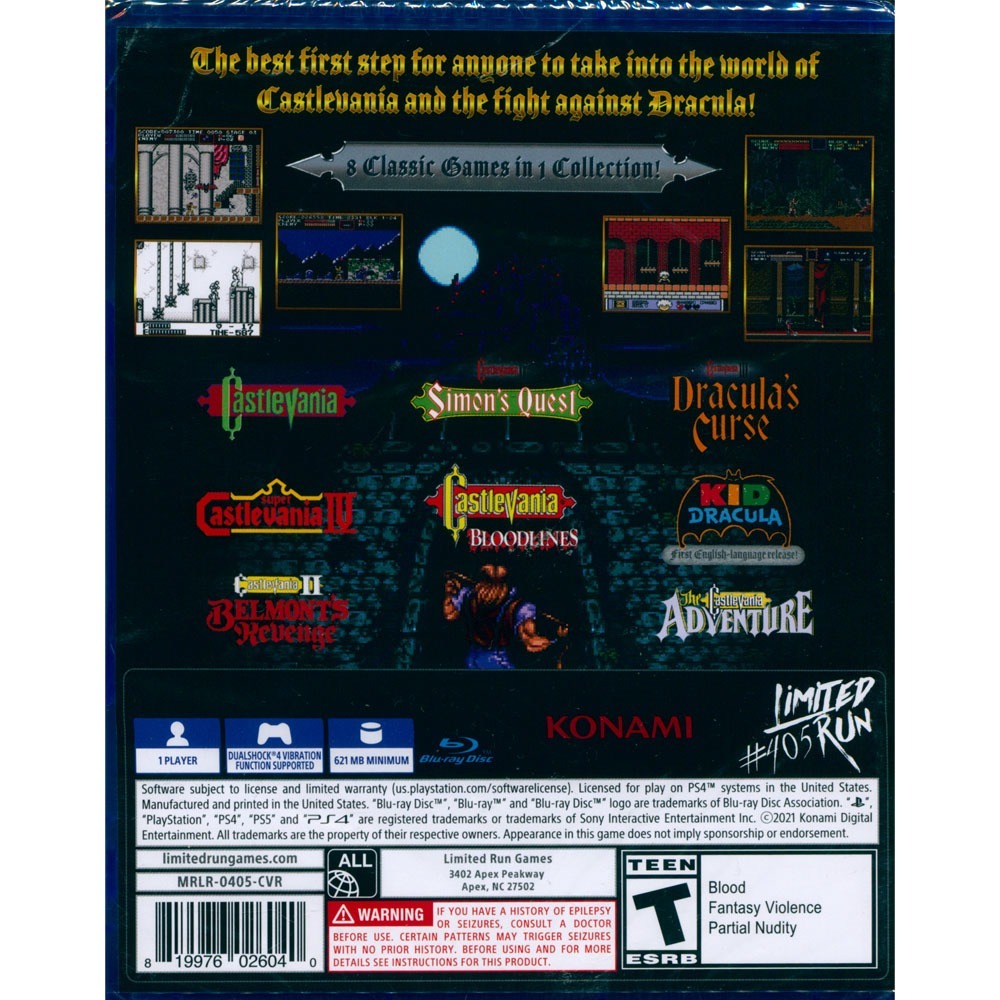 【一起玩】PS4 惡魔城週年慶合輯 英日文版 Castlevania Anniversary Collection-細節圖3