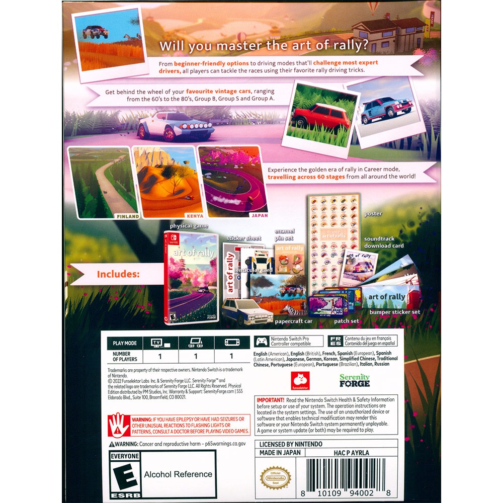 【一起玩】NS SWITCH  越野拉力賽藝術 收藏版 中英日文美版 Art of Rally Collectors-細節圖3
