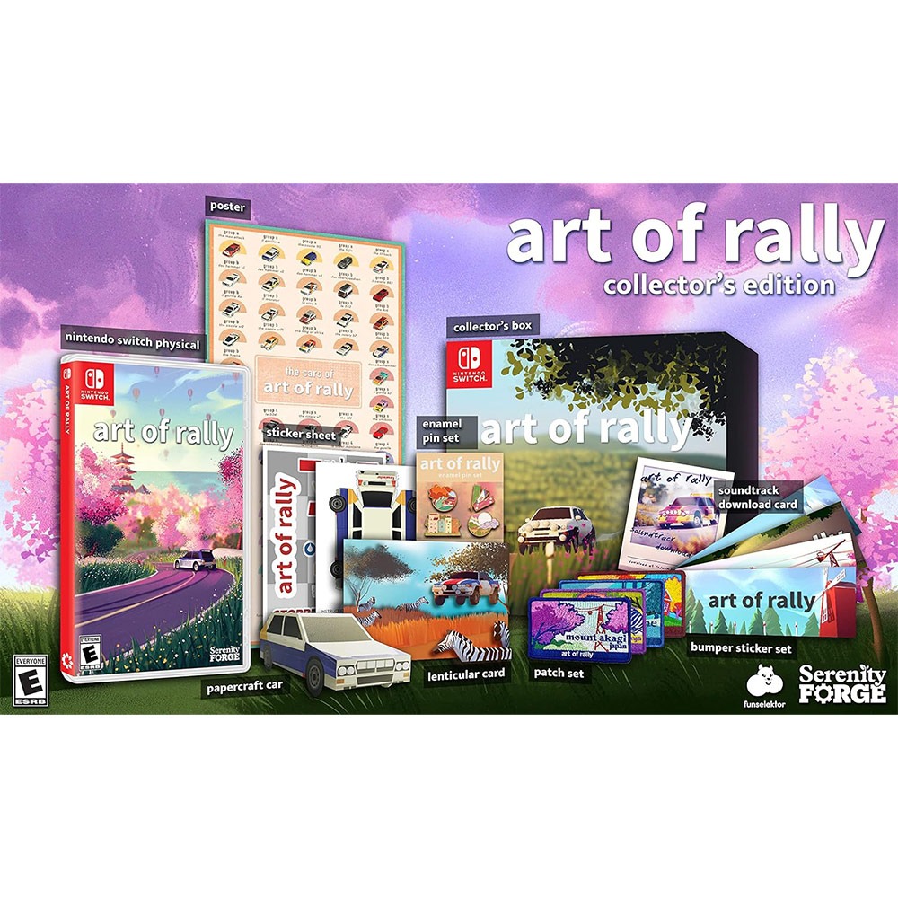 【一起玩】NS SWITCH  越野拉力賽藝術 收藏版 中英日文美版 Art of Rally Collectors-細節圖4