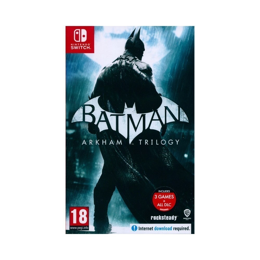 【一起玩】 NS Switch 蝙蝠俠：阿卡漢三部曲 英日文版 Batman：Arkham Trilogy-細節圖2