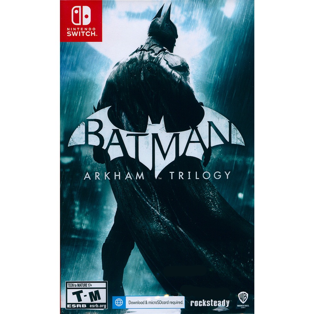 【一起玩】 NS Switch 蝙蝠俠：阿卡漢三部曲 英日文版 Batman：Arkham Trilogy-規格圖8