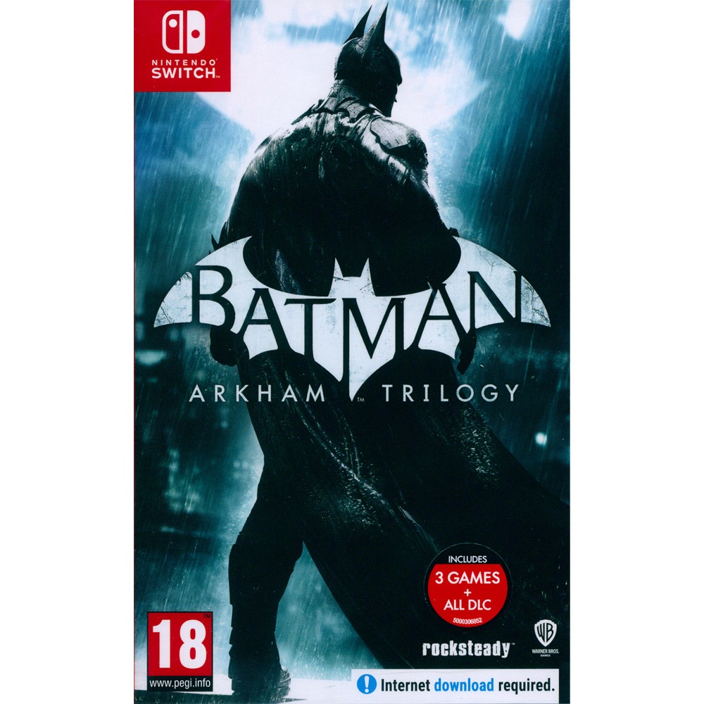 【一起玩】 NS Switch 蝙蝠俠：阿卡漢三部曲 英日文版 Batman：Arkham Trilogy-規格圖8