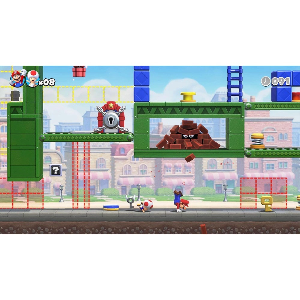 【一起玩】NS SWITCH 瑪利歐 vs.咚奇剛 中文版 Mario vs. Donkey Kong 瑪莉歐 東奇剛-細節圖7