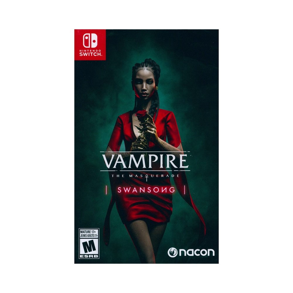 【一起玩】NS SWITCH 吸血鬼：惡夜獵殺 天鵝之歌 中英日文美版 Vampire: The Masquerade-細節圖2
