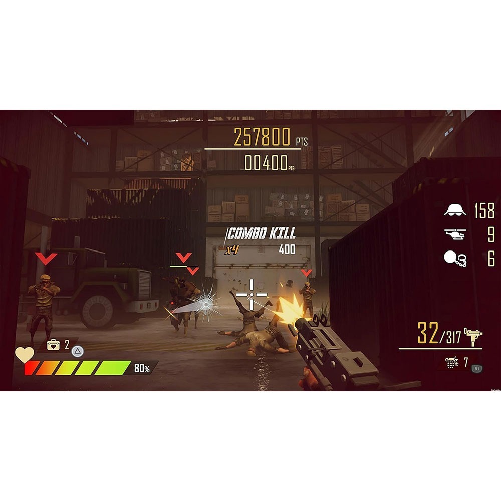 【一起玩】NS SWITCH 野狼行動回歸：首戰 解救版 中英日文美版 Operation Wolf Returns-細節圖6