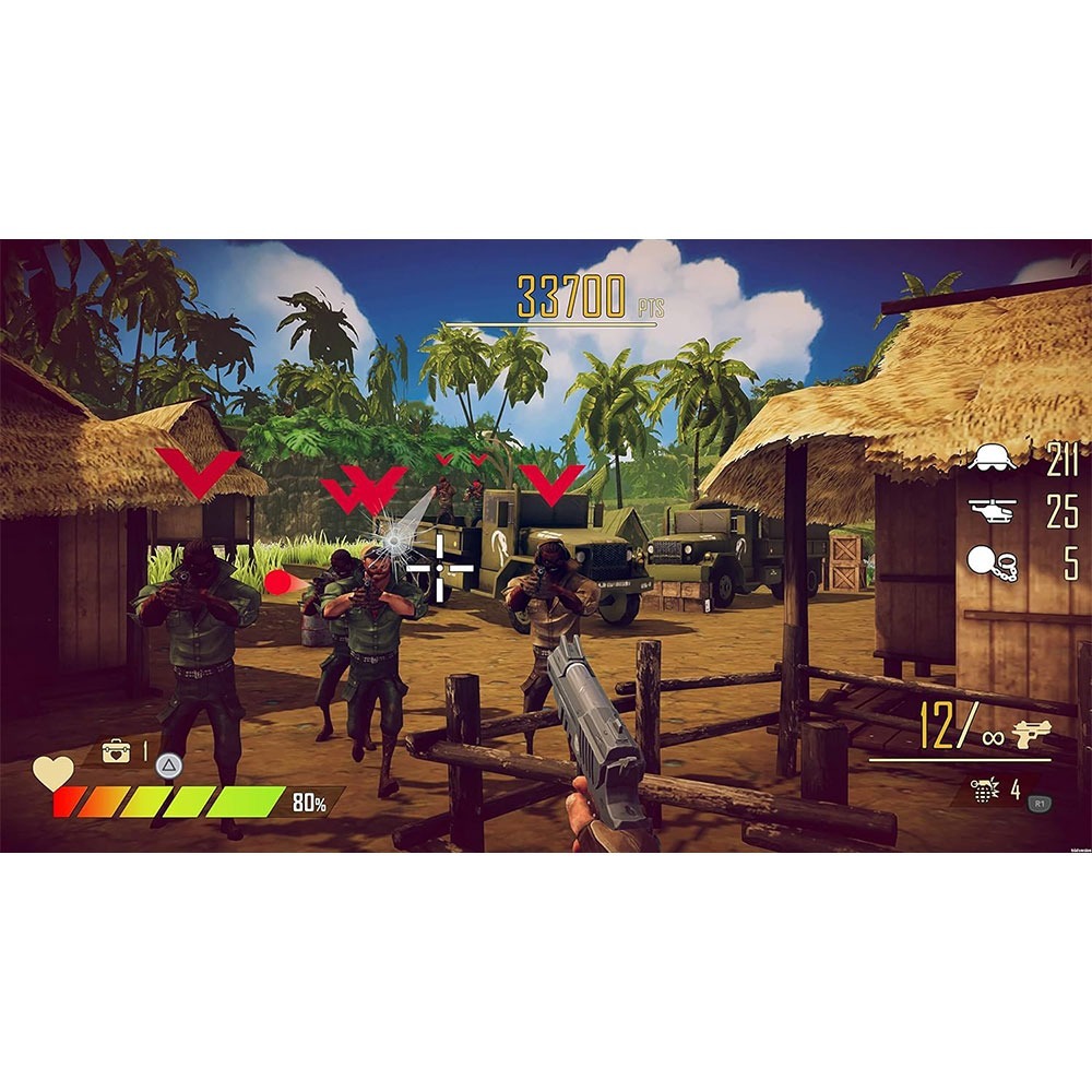 【一起玩】NS SWITCH 野狼行動回歸：首戰 解救版 中英日文美版 Operation Wolf Returns-細節圖4