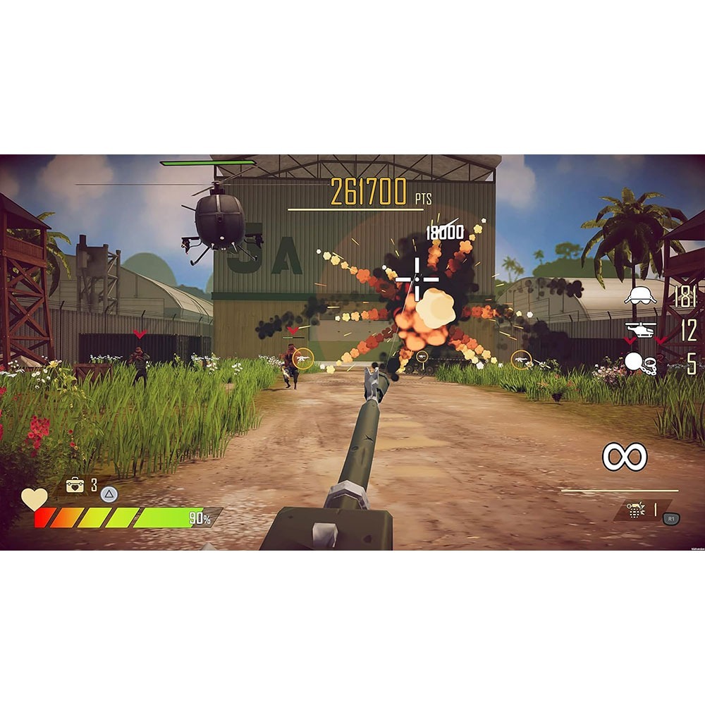 【一起玩】NS SWITCH 野狼行動回歸：首戰 解救版 中英日文美版 Operation Wolf Returns-細節圖5