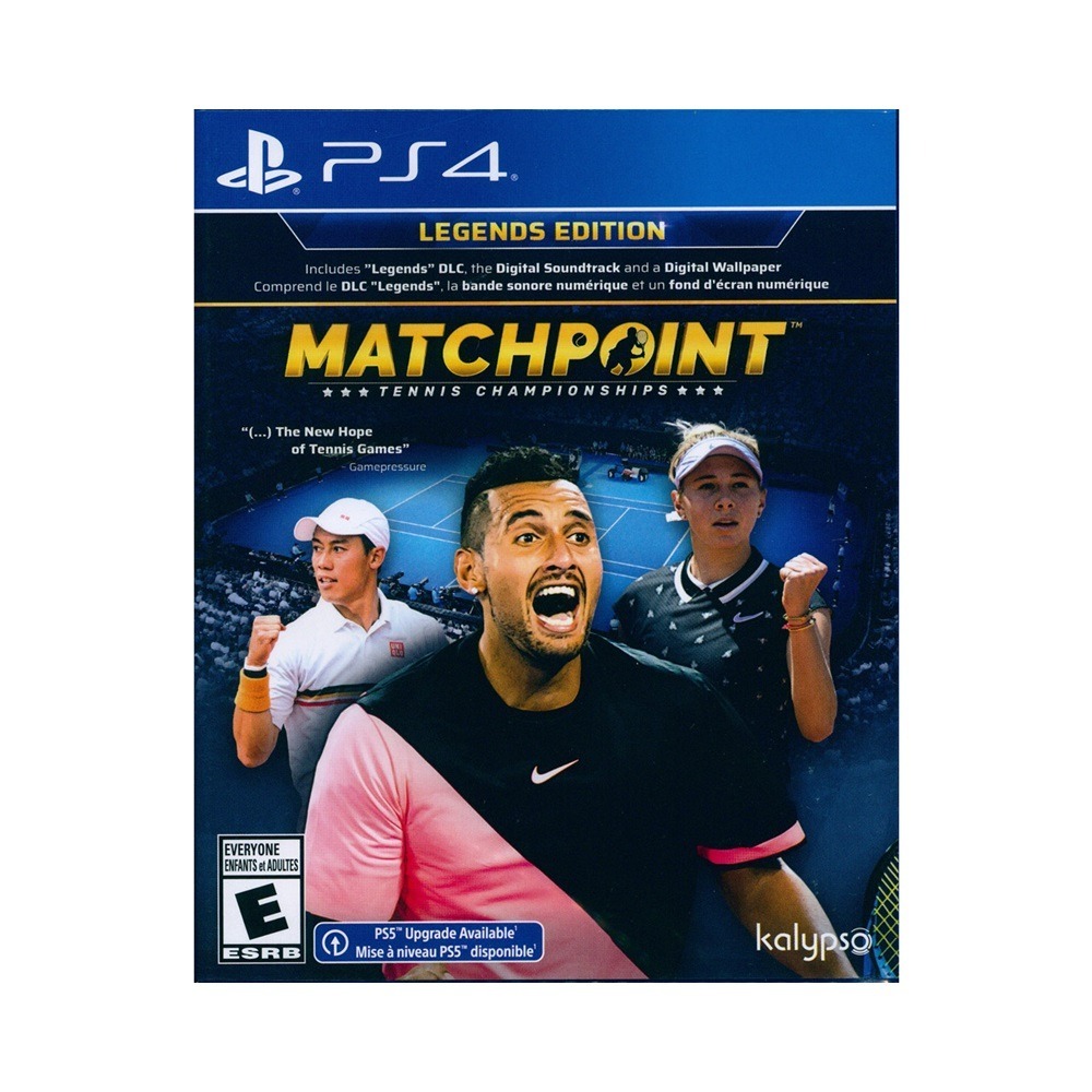 【一起玩】PS4 決勝點：網球冠軍賽 傳奇版 中英文美版 Matchpoint Tennis Championships-細節圖2