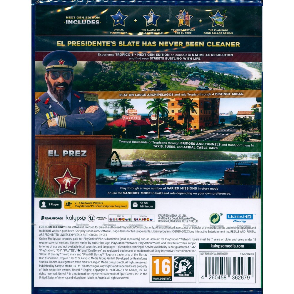 【一起玩】 PS5 總統萬歲6 新世代版本 英文歐版 Tropico 6 Next Gen Edition-細節圖3