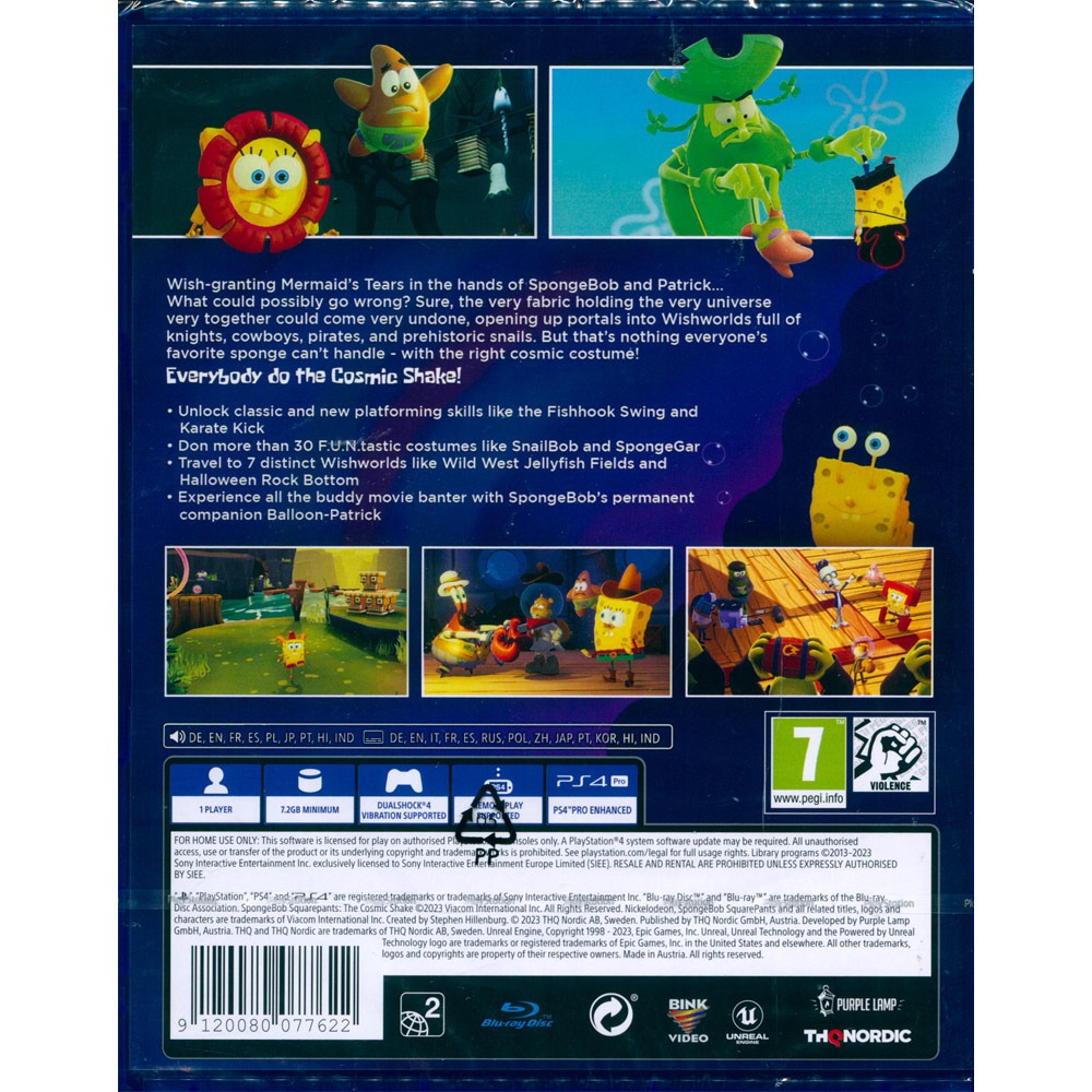 【一起玩】PS4 海綿寶寶：宇宙大震撼 中英日文歐版 SpongeBob SquarePants 宇宙搖擺-細節圖3